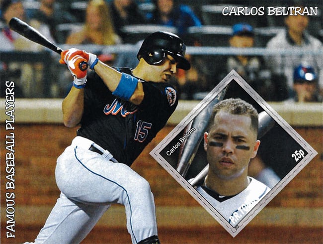 2011 P.R. Tongo – Famous Baseball Players, Carlos Beltran