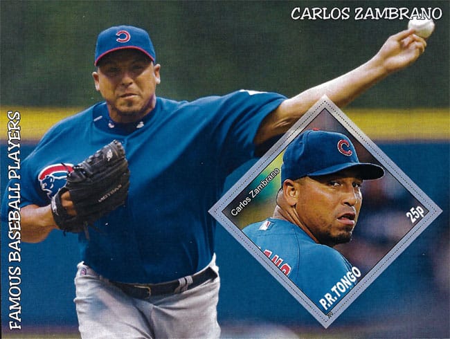 2011 P.R. Tongo – Famous Baseball Players, Carlos Zambrano