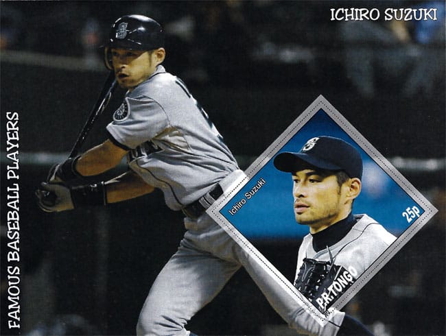 2011 P.R. Tongo – Famous Baseball Players, Ichiro Suzuki