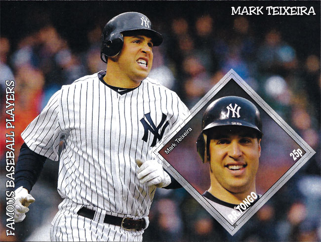 2011 P.R. Tongo – Famous Baseball Players, Mark Teixeira