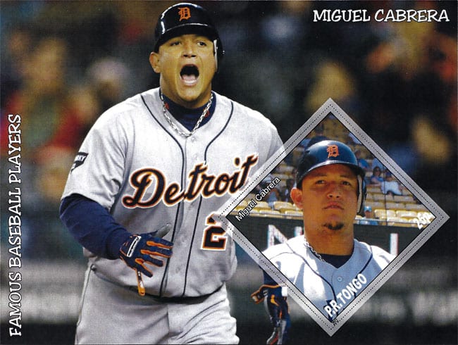 2011 P.R. Tongo – Famous Baseball Players, Miguel Cabrera