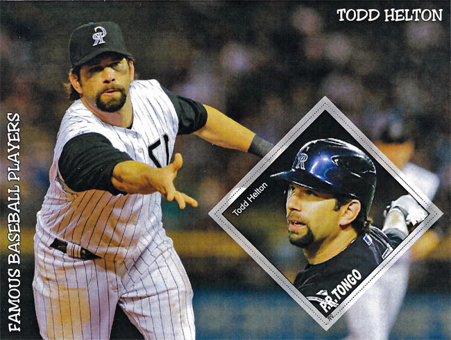 2011 P.R. Tongo – Famous Baseball Players, Todd Helton