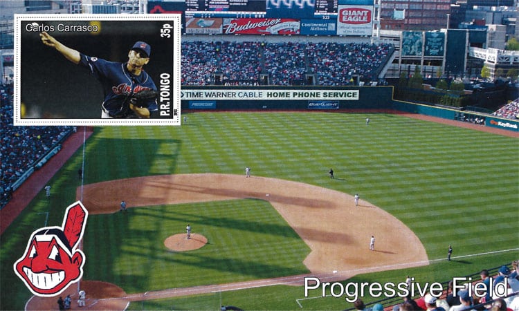 2012 P.R. Tongo – MLB Stadiums with Carlos Carrasco at Progressive Field