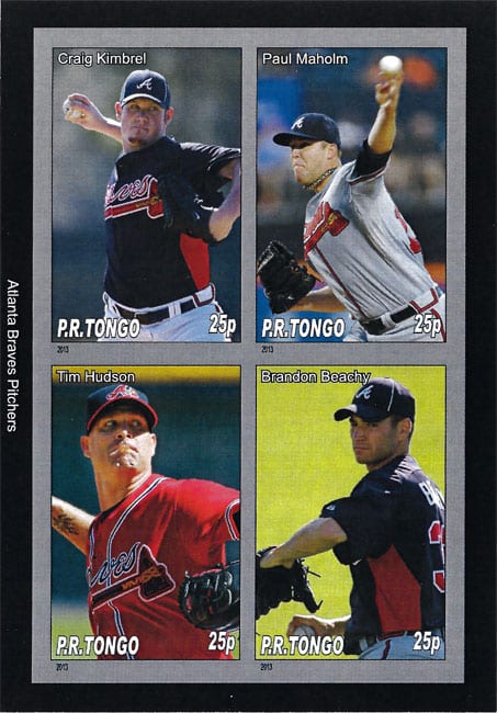 2013 P.R. Tongo – Atlanta Braves Pitchers, featuring Craig Kimbrel, Paul Maholm, Tim Hudson, Brandon Beachy