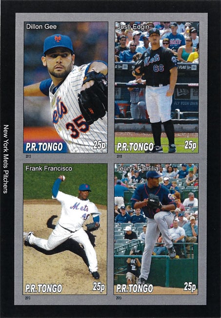 2013 P.R. Tongo – New York Mets Pitchers, featuring Dillon Gee, Frank Francisco, Josh, Edgin, Jeurys Familia