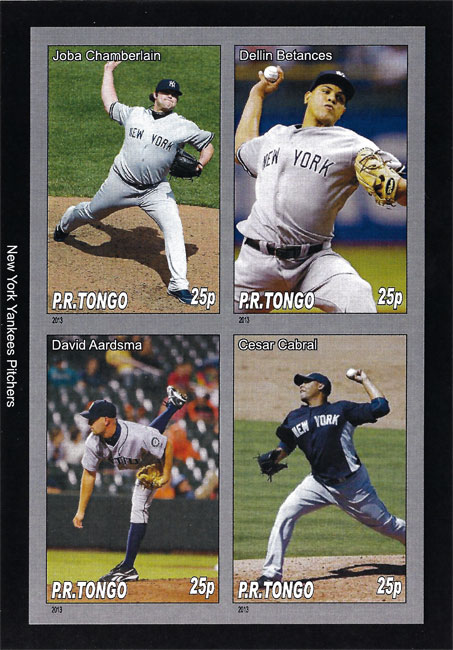 2013 P.R. Tongo – New York Yankees Pitchers, featuring Joba Chamberlain, Cesar Cabral, David Ardsma, Dellin Betances