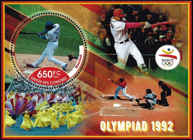 2021 Comoros Islands – Olympic Games in Barcelona, 1992 with Baseball