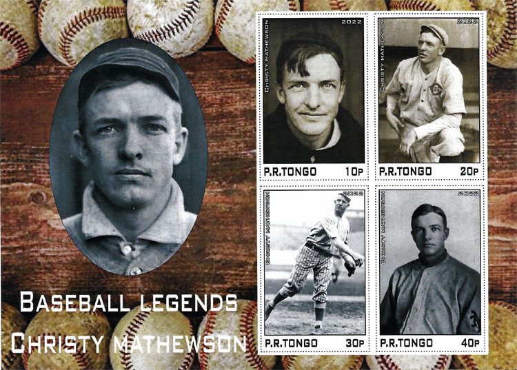 2022 P.R. Tongo – Baseball Legends, with Christy Mathewson