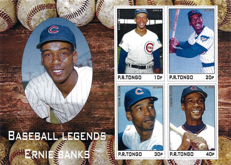 2022 P.R. Tongo – Baseball Legends, with Ernie Banks