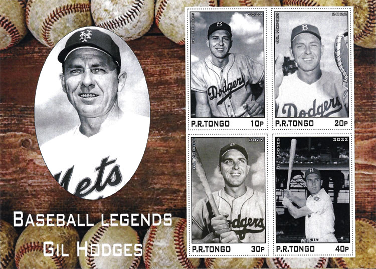 2022 P.R. Tongo – Baseball Legends, with Gil Hodges