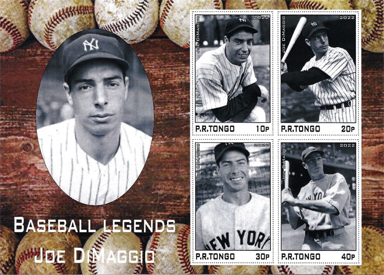2022 P.R. Tongo – Baseball Legends, with Joe Dimaggio