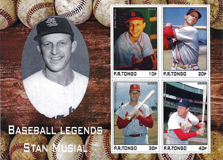 2022 P.R. Tongo – Baseball Legends, with Stan Musial