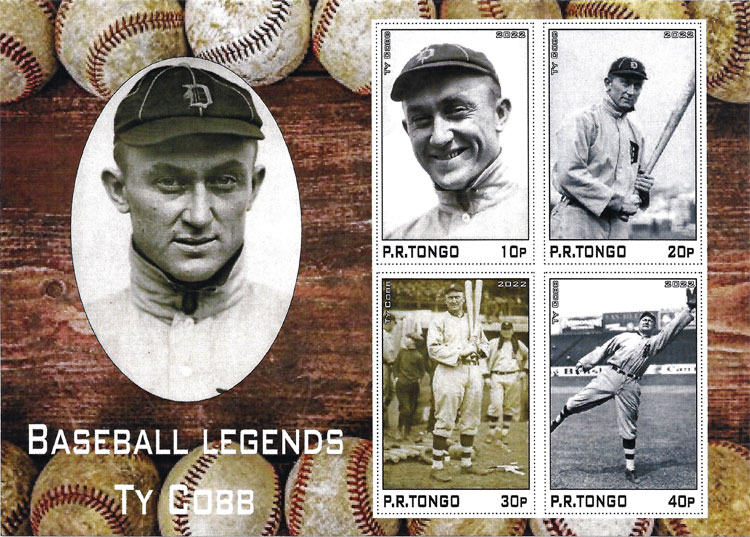 2022 P.R. Tongo – Baseball Legends, with Ty Cobb