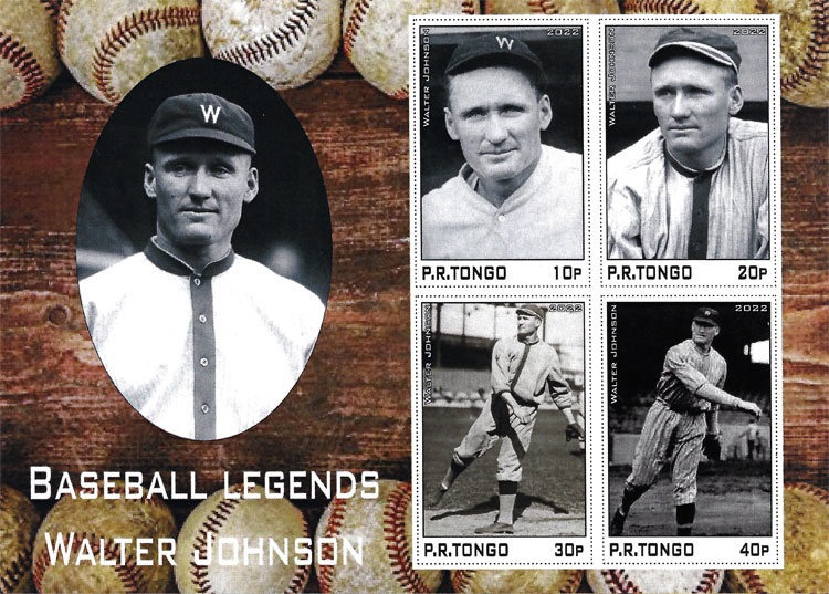 2022 P.R. Tongo – Baseball Legends, with Walter Johnson
