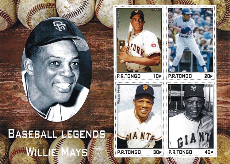 2022 P.R. Tongo – Baseball Legends, with Willie Mays