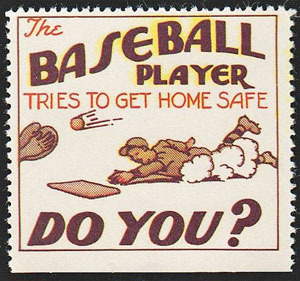 1938 Texas League of Safety – Baseball Player