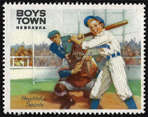 1951 Boys Town Nebraska – Healthful Sports, baseball