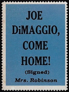1968 MAD Magazine – Joe DiMaggio & Mrs. Robinson