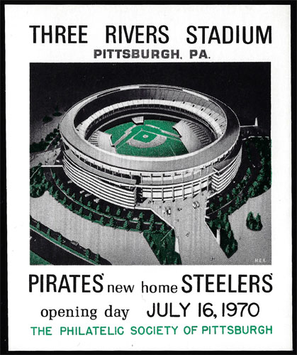 1970 The Philatelic Society of Pittsburgh – Three Rivers Stadium