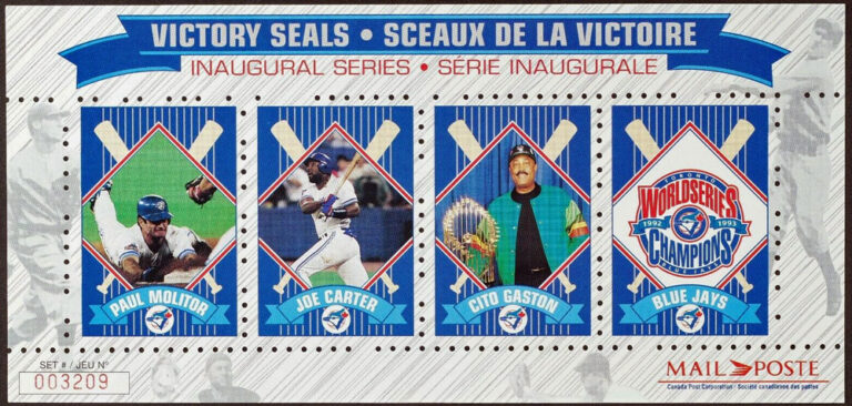 1993 Toronto Blue Jays – Victory Seals