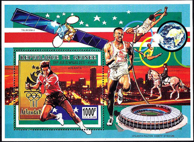 1996 Guinea – Olympics in Atlanta with Table Tennis and Track SS