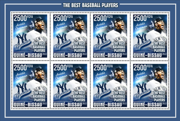 2022 Guinea – The Best Baseball Players: Aroldis Chapman, New York Yankees
