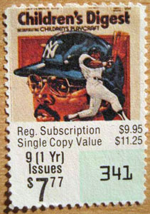 Children's Digest – Subscription Stamp with Reggie Jackson