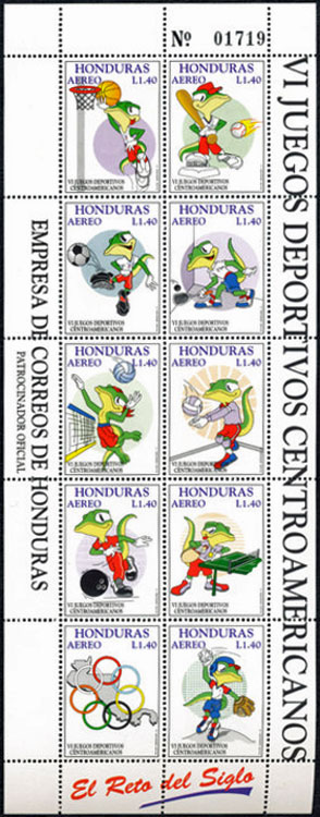 1997 Honduras – VI Juegos Deportivos Centroamericanos SS