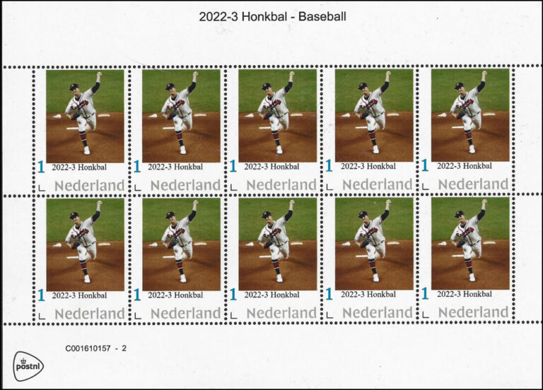 2022 Netherlands – Honkbal - Baseball 3 sheet