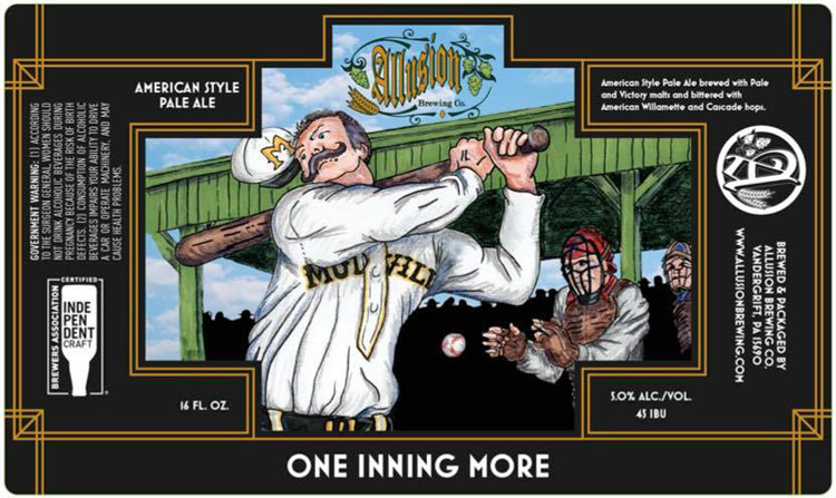 One Inning More Label – Allusion Brewing