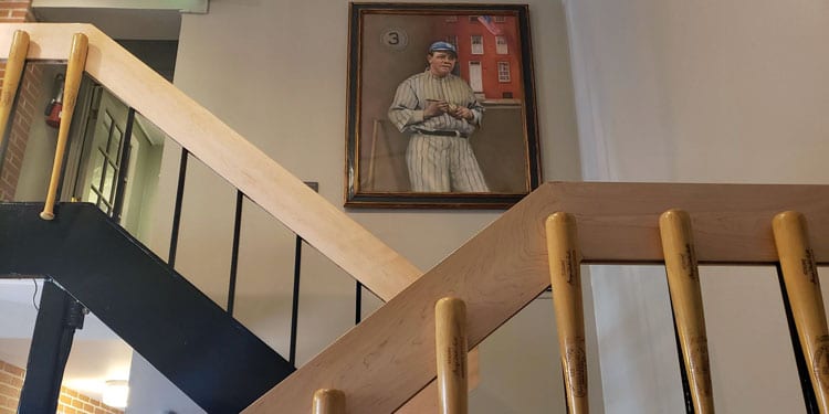 Babe Ruth Museum Bat Staircase