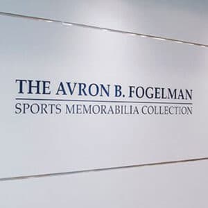 The Avron B. Fogelman Sports Memorabilia Collection