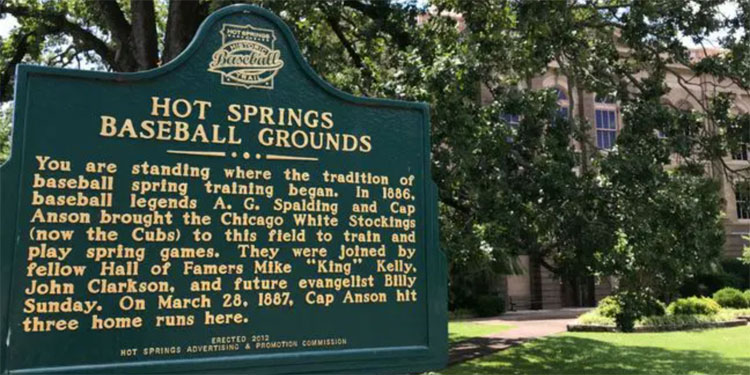 Hot Springs Historic Baseball Trail - Baseball Grounds