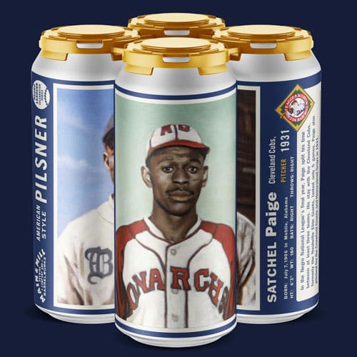 Main & Mill Brewing – Satchel Paige Beer Cans