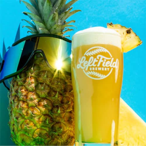 Left Field Brewery – Pina Power Pineapple IPA in a Glass