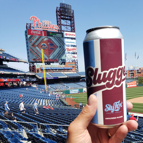 Slugger Pilsner Beer at Citizen's Bank Park