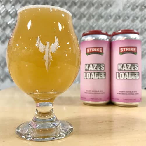 Hazes Loaded IPA in a Glass – Strike Brewing