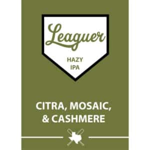 Leaguer IPA with Citra, Mosaic & Cashmere - Texas Leaguer Brewing