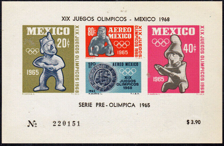 1965 Mexico – 1968 Olympic Games in Mexico City SS