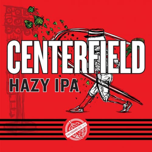 Centerfield Hazy IPA Label