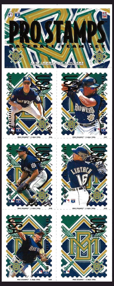 1996 Pro Stamps – Milwaukee Brewers