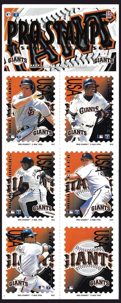 1996 Pro Stamps – San Francisco Giants