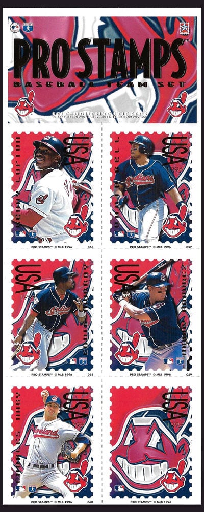 1996 Pro Stamps – Cleveland Indians