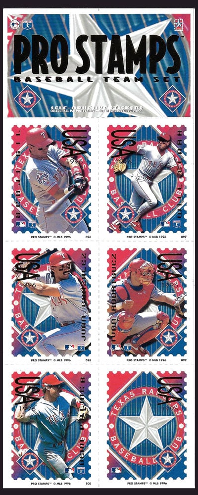1996 Pro Stamps – Texas Rangers