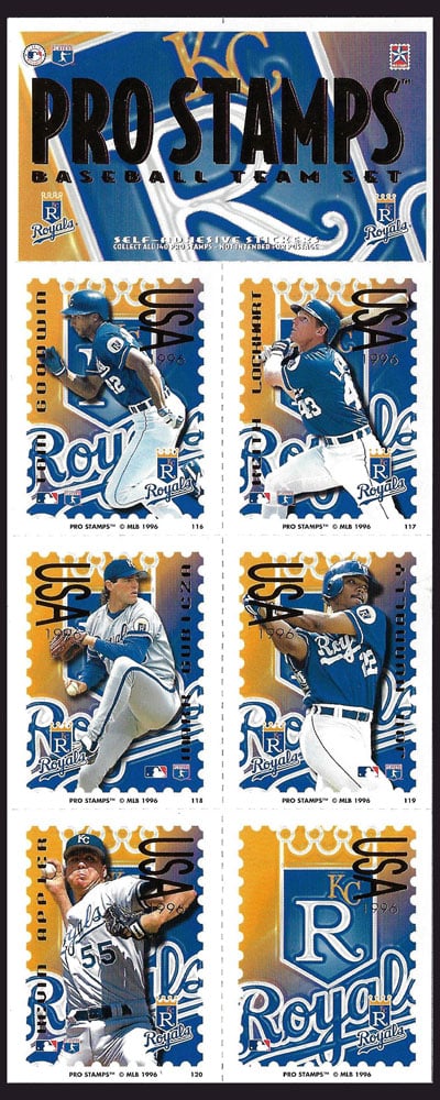 1996 Pro Stamps – Kansas City Royals