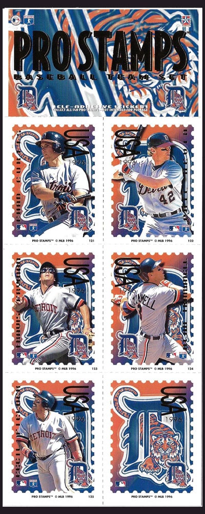 1996 Pro Stamps – Detroit Tigers