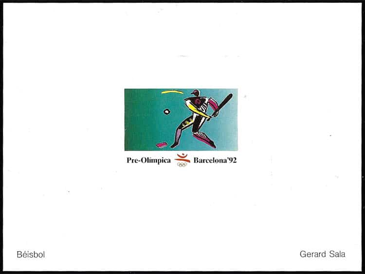 1990 Spain – Pre-Olimpica Barcelona '92 Sheet
