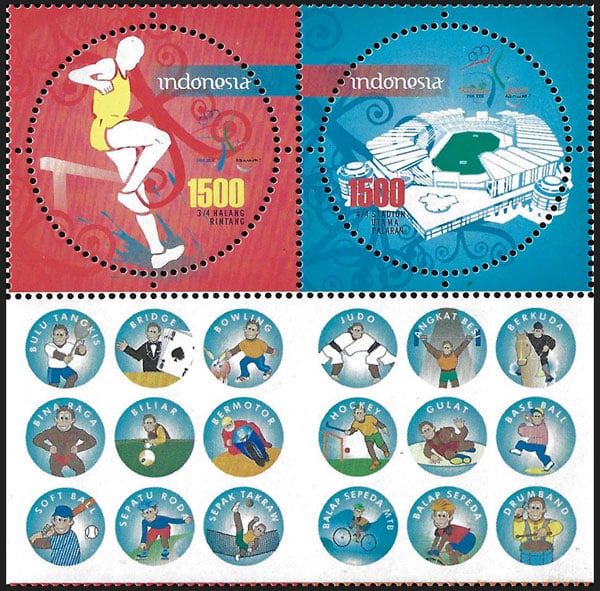 2008 Indonesia – The 17th Indonesian National Games - baseball & softball pictograms