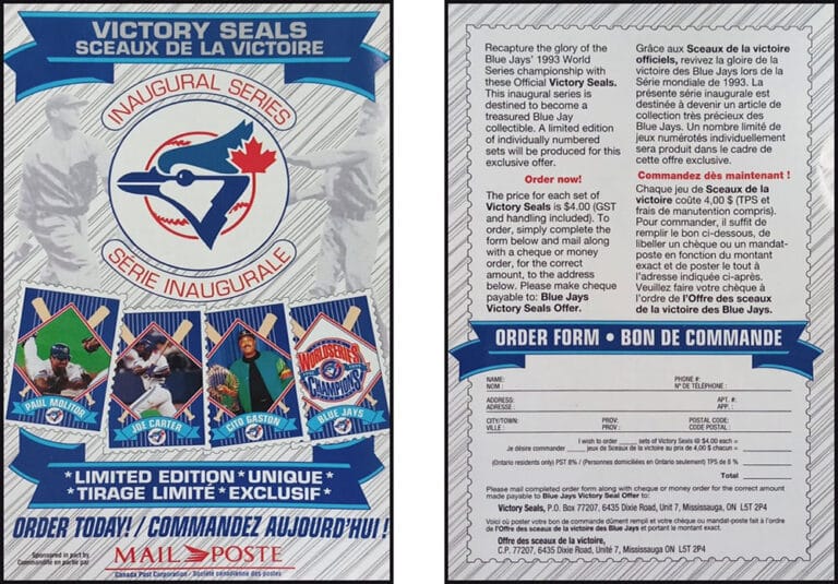 New for 2022: Toronto Blue Jays 1992 World Series Champions 30th  anniversary logo, a slightly modified version of the original logo from…