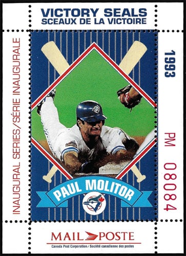 1993 Canada – Victory Seals, Paul Molitor